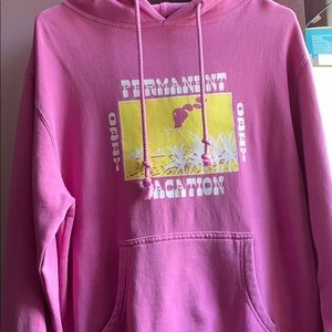 Pink hoodie- Obey